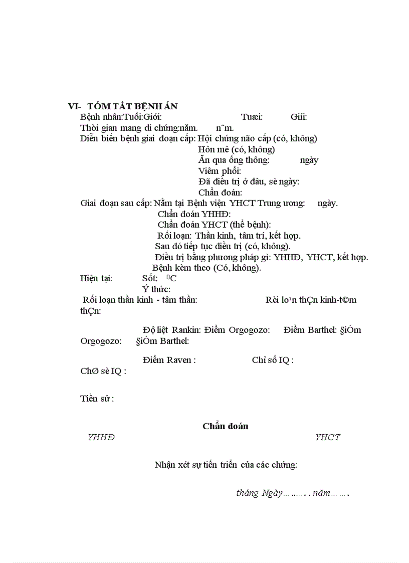 image for page Nghiên cứu một số đặc điểm lâm sàng di chứng VNNB giai đoạn muộn theo YHCT