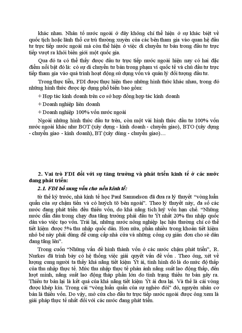 image for page Giải thích tác động tràn của FDI đến khu vực kinh tế trong nước 1