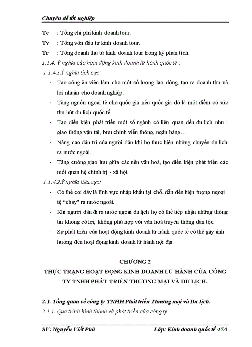 image for page Hoạt động kinh doanh lữ hành quốc tế tại công ty tnhh phát triển thế kỷ thương mại và du lịch thực trạng và giải pháp