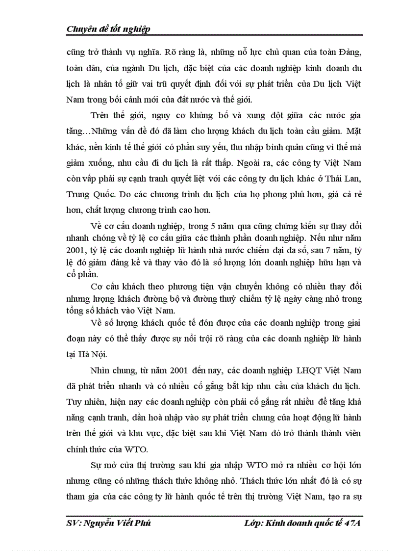image for page Hoạt động kinh doanh lữ hành quốc tế tại công ty tnhh phát triển thế kỷ thương mại và du lịch thực trạng và giải pháp