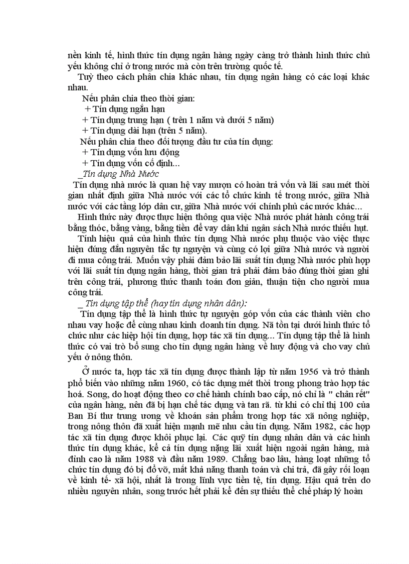 image for page Tín dụng trong nền kinh tế thị trường định hướng xã hội chủ nghĩa ở Việt Nam 1