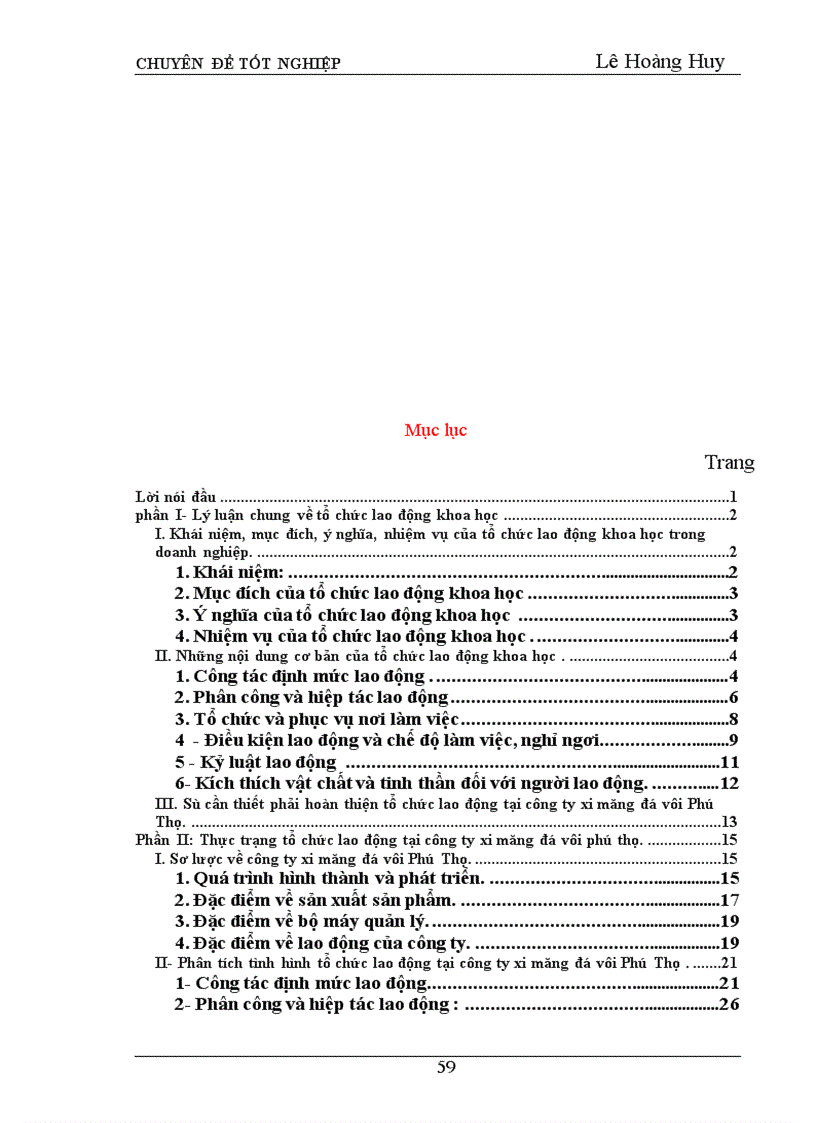 image for page Hoàn thiện công tác tổ chức lao động tại công ty xi măng đá vôi Phú Thọ 1