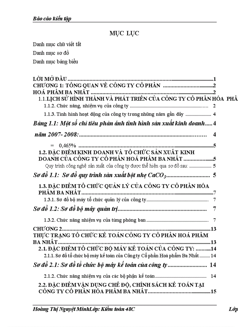 image for page Đánh giá thực trạng tổ chức kế toán tại công ty cổ phần hoá phẩm Ba Nhất 1