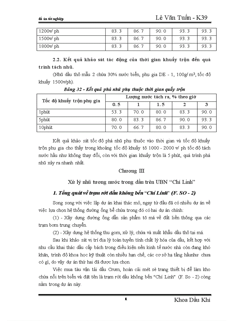 image for page Nghiên cứu những phương pháp phá nhũ để nâng cao hiệu quả xử lý nhũ tương nghịch và sơ đồ công nghệ xử lý dầu trên trạm rót dầu không bến Chí Linh 1