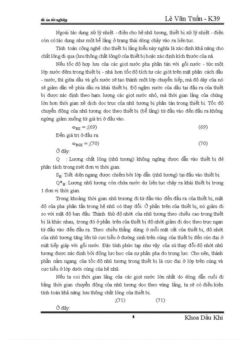 image for page Nghiên cứu những phương pháp phá nhũ để nâng cao hiệu quả xử lý nhũ tương nghịch và sơ đồ công nghệ xử lý dầu trên trạm rót dầu không bến Chí Linh 1