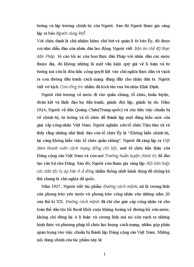 image for page Vai trò của Chủ tịch Hồ Chí Minh trong việc thành lập Đảng cộng sản Việt Nam 1