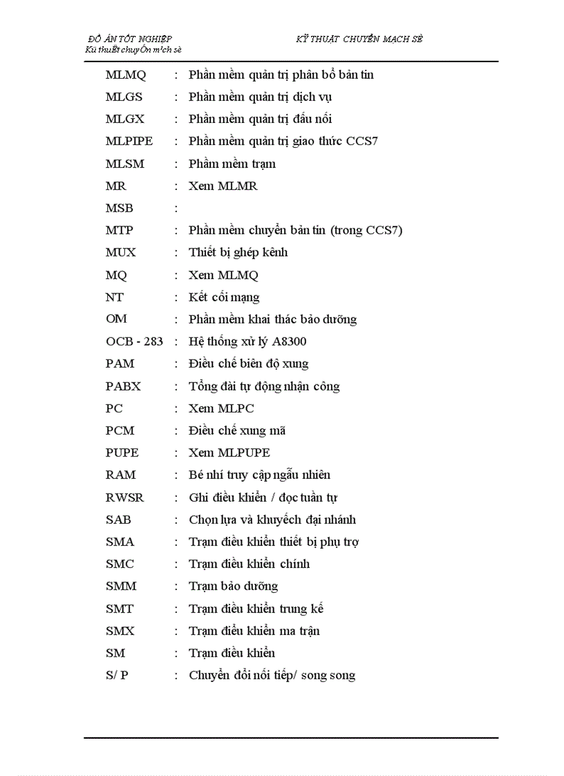 image for page Nghiên cứu tổng quan về kỹ thuật chuyển mạch trong tổng đài ALCATEL 1000 E10 1