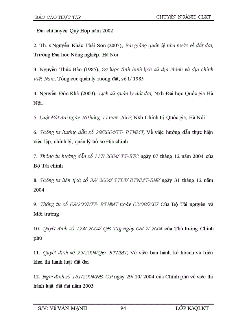 image for page Hoàn thiện công tác quản lý Nhà nước về đất đai trên địa bàn huyện Quỳ Hợp Tỉnh Nghệ An