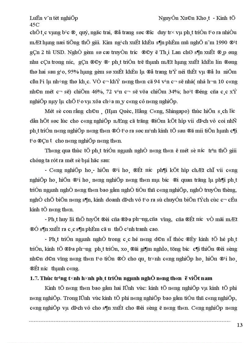 image for page Một số giải pháp cho sự phát triển của các ngành nghề trong hộ nông dân trên địa bàn xã Liêm Chính Thị xã Phủ Lý tỉnh Hà Nam