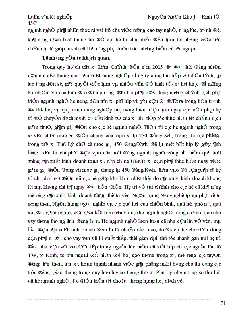 image for page Một số giải pháp cho sự phát triển của các ngành nghề trong hộ nông dân trên địa bàn xã Liêm Chính Thị xã Phủ Lý tỉnh Hà Nam