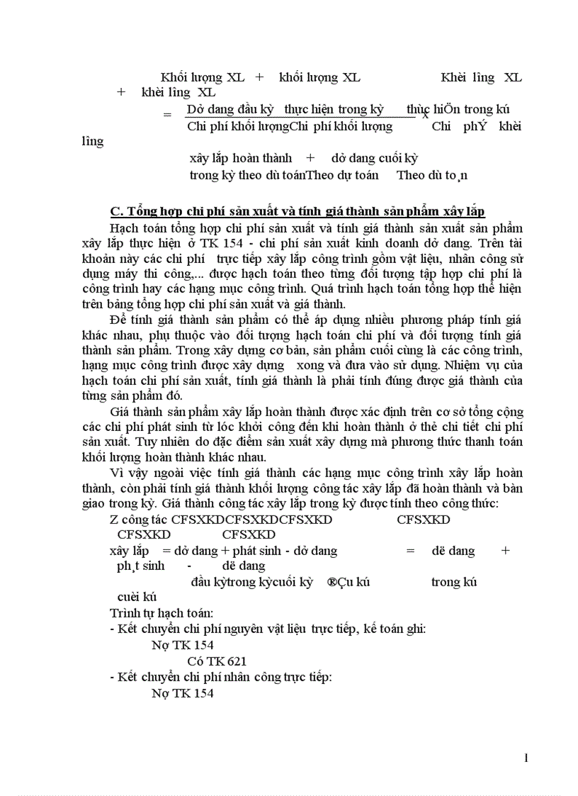 image for page Kế toán tập hợp chi phí sản xuất và tính giá thành sản phẩm 1