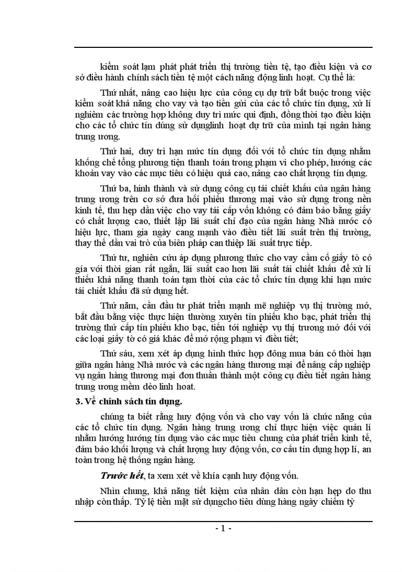 image for page Chính sách tiền tệ và đánh giá về việc thực thi chính sách tiền tệ ở Việt Nam trong những năm gần đây 1