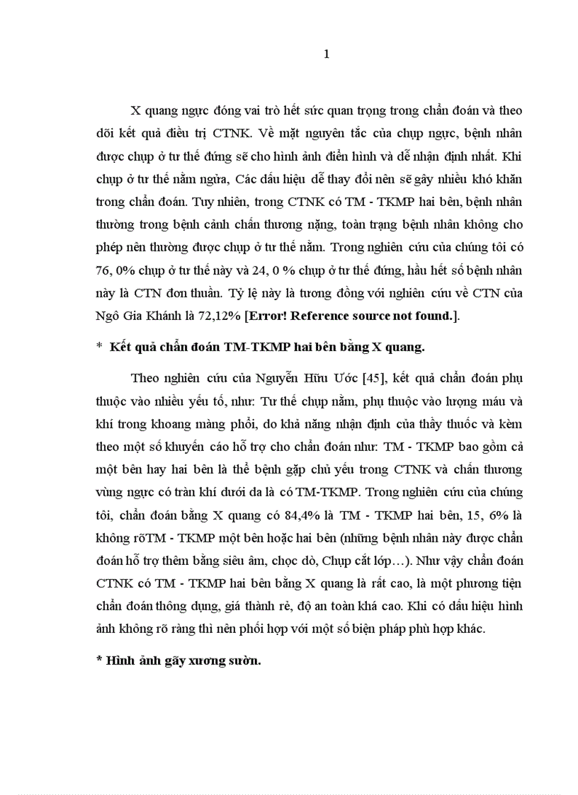 image for page Nghiên cứu đặc điểm lâm sàng cận lâm sàng và kết quả điều trị tràn máu tràn khí màng phổi hai bên trong chấn thương ngực kín 1