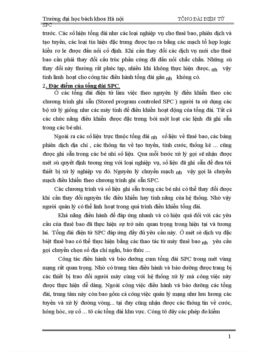 image for page Tổng đài điện tử SPC