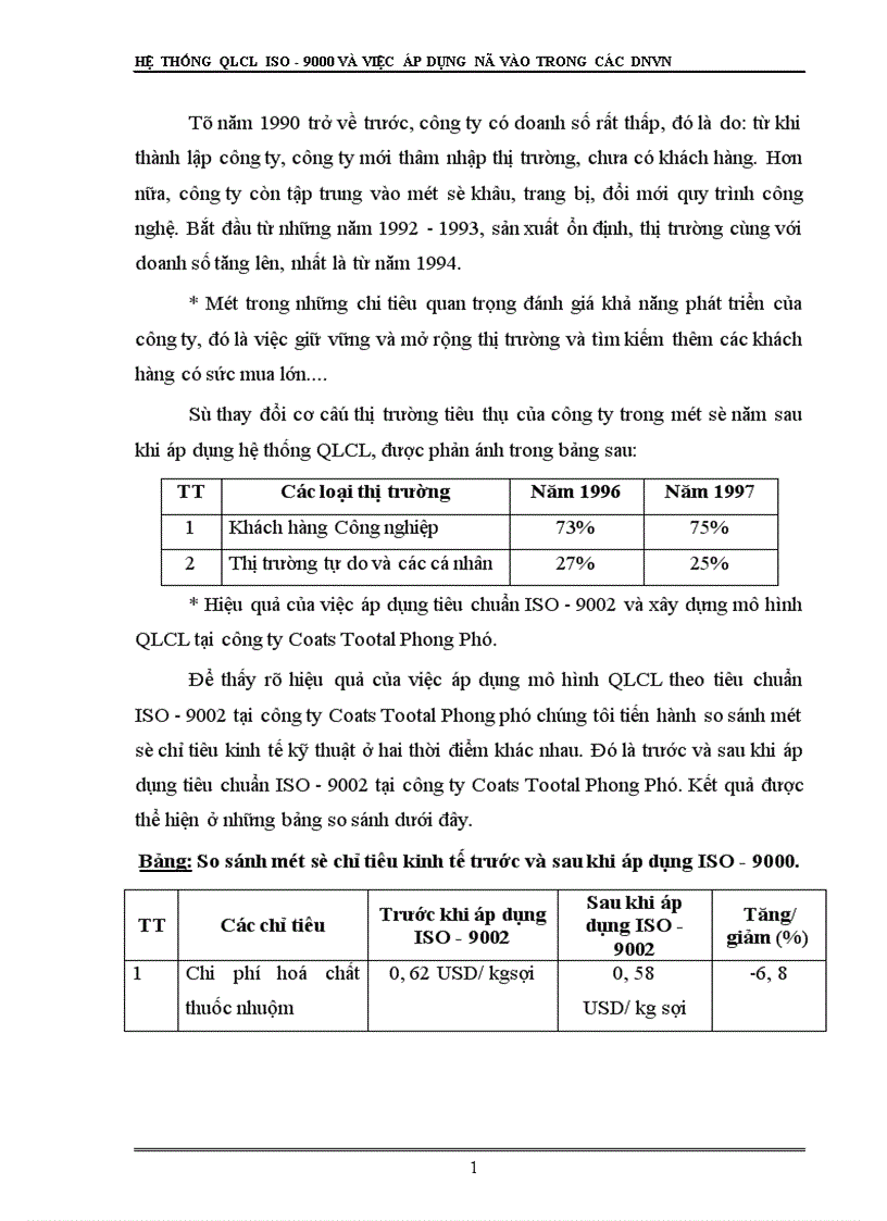 image for page Hệ thống quản lý chất lượng ISO và việc áp dụng nó vào trong các DNVVN