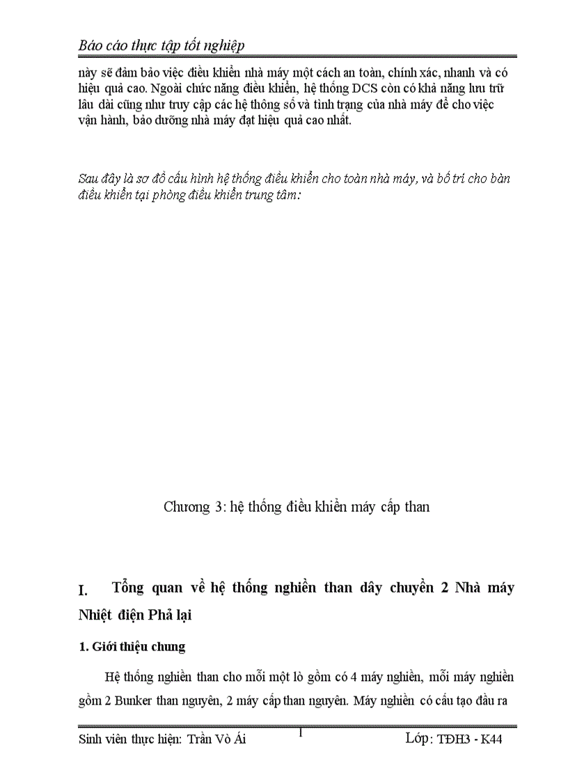 image for page Tổng quan về hệ thống nghiền than dây chuyền 2 Nhà máy Nhiệt điện Phả lại