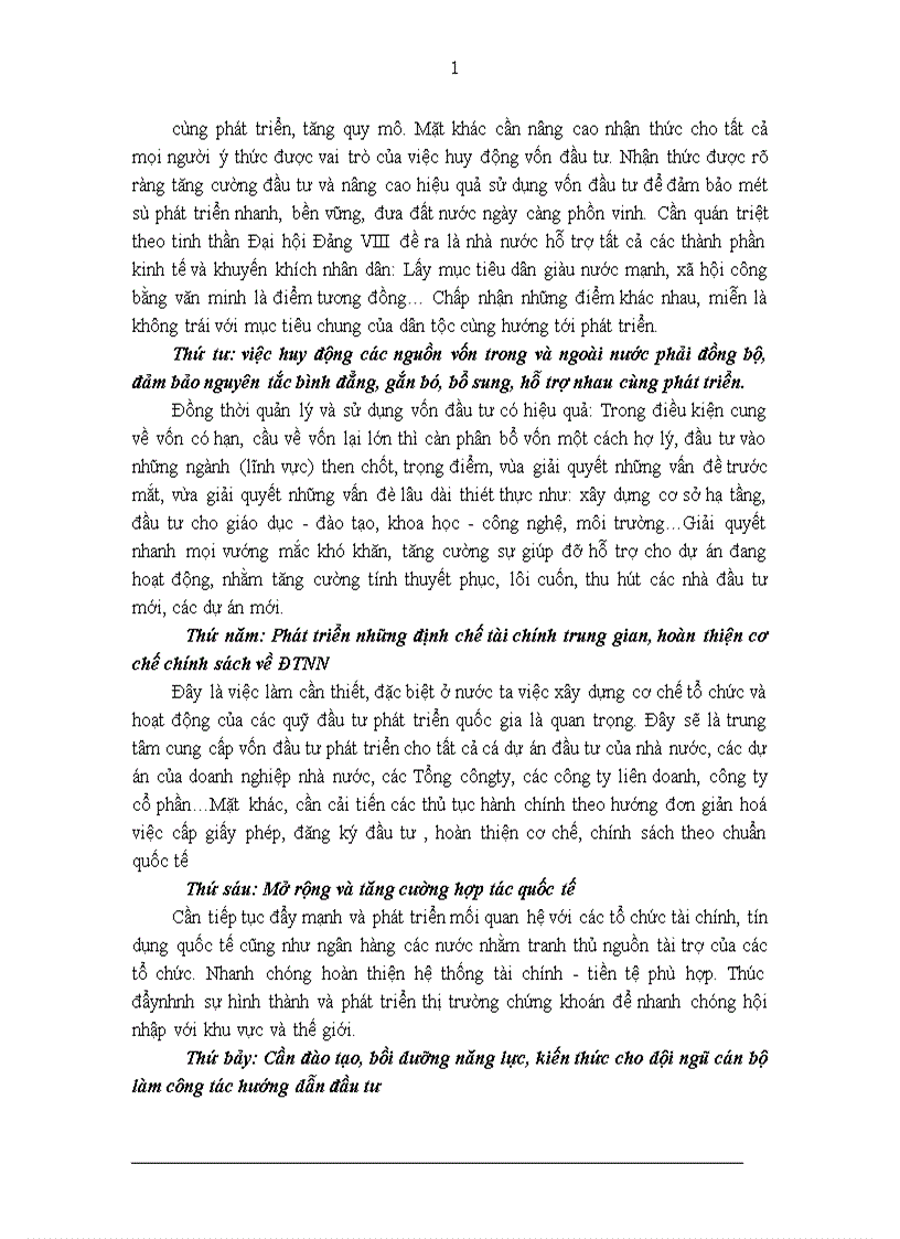 image for page Tình hình huy động vốn đầu tư phát triển ở Việt Nam 1