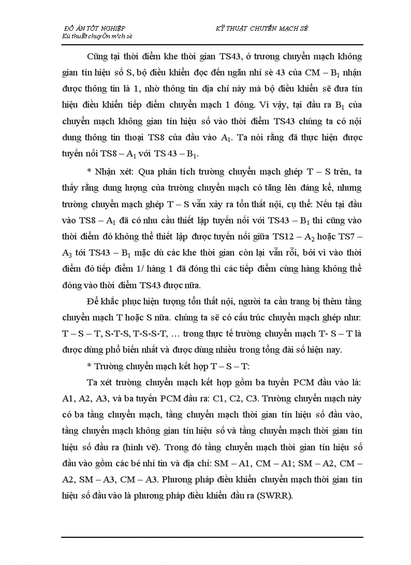 image for page Nghiên cứu tổng quan về kỹ thuật chuyển mạch trong tổng đài ALCATEL 1000 E10 1