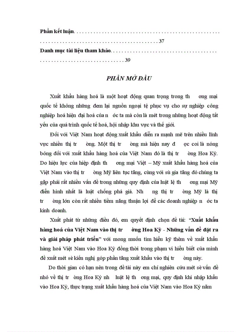 image for page Thực trạng xuất khẩu hàng hoá của Việt Nam vào Hoa Kỳ trong những năm gần đây 1