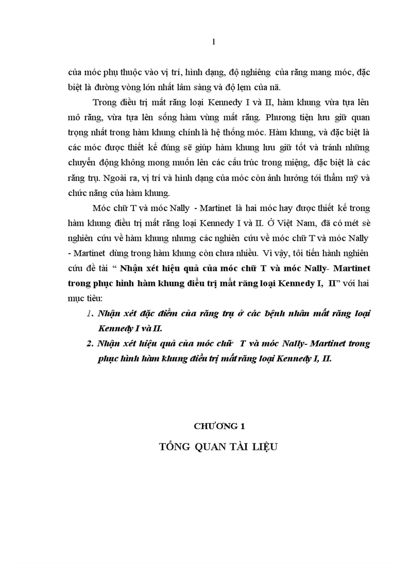 image for page Nhận xét hiệu quả của móc chữ T và móc Nally Martinet trong phục hình hàm khung điều trị mất răng loại Kennedy I II