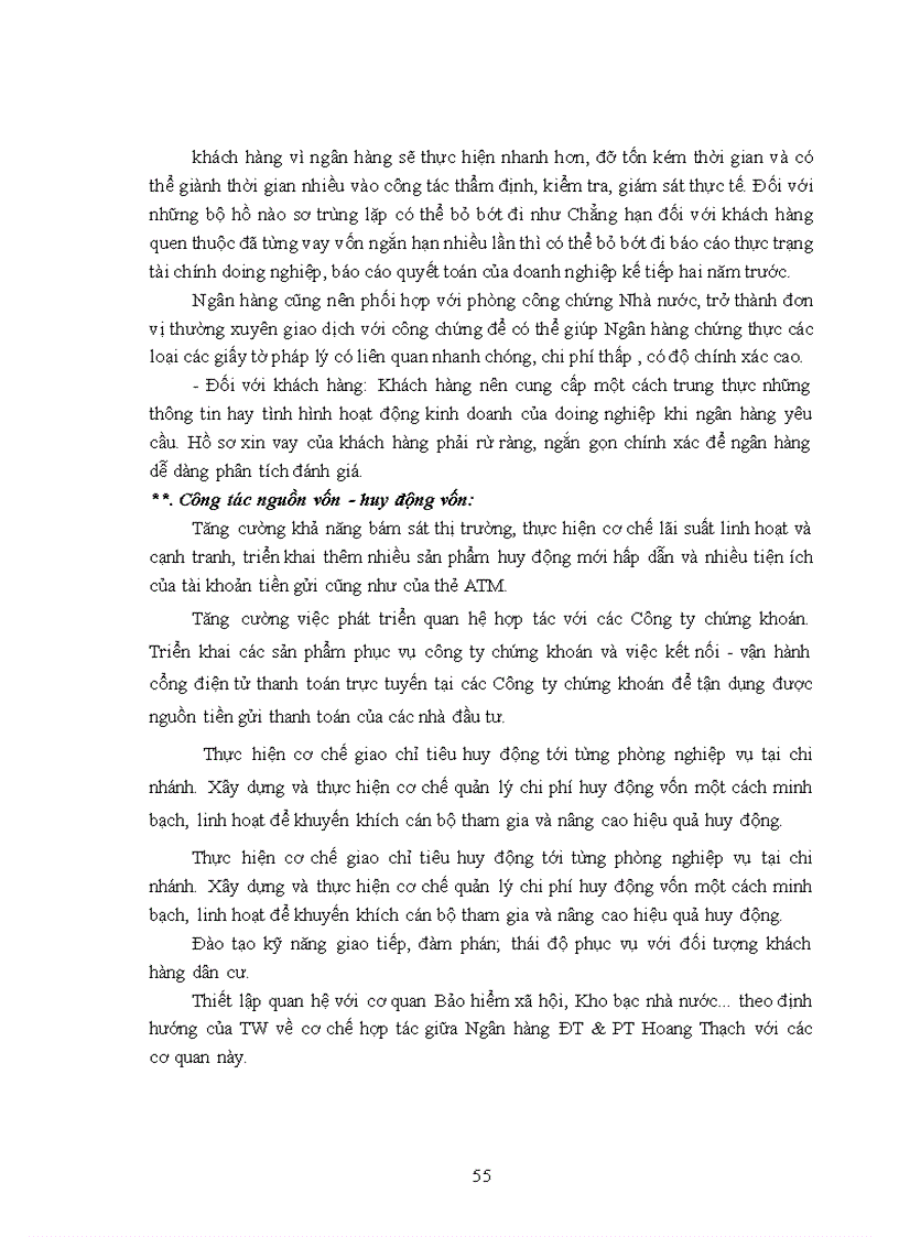 image for page Giải pháp nâng cao hiệu quả tín dụng trung dài hạn tại ngân hàng ĐT PT Hải Dương Chi nhánh Hoàng Thạch