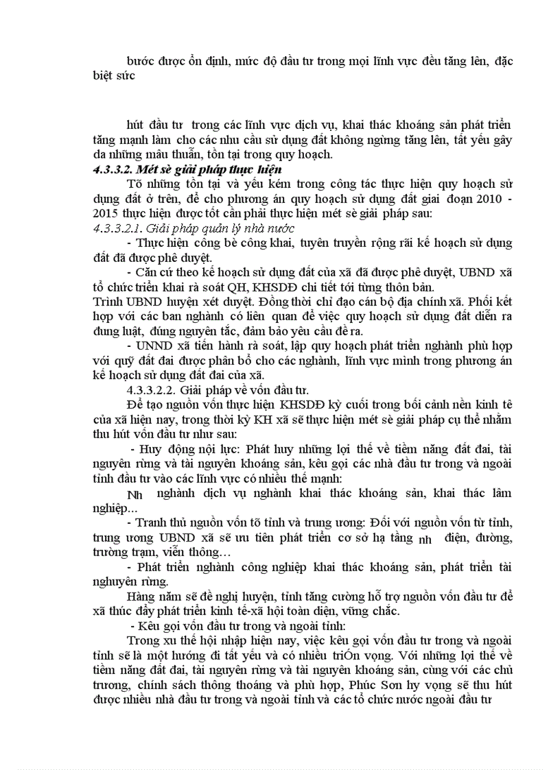 image for page Đánh giá công tác thực hiện quy hoạch sử dụng đất của UBND xã phúc sơn huyện Chiêm Hoá tỉnh Tuyên Quang giai đoạn 2005 2008