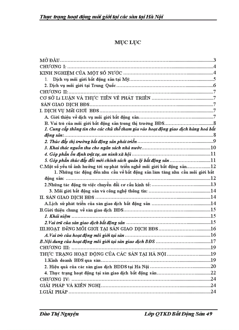 image for page Thực trạng hoạt động của các sàn tại Hà Nội