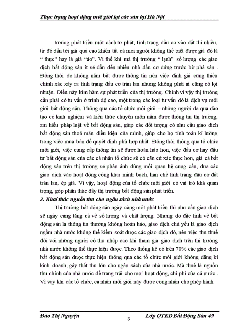 image for page Thực trạng hoạt động của các sàn tại Hà Nội