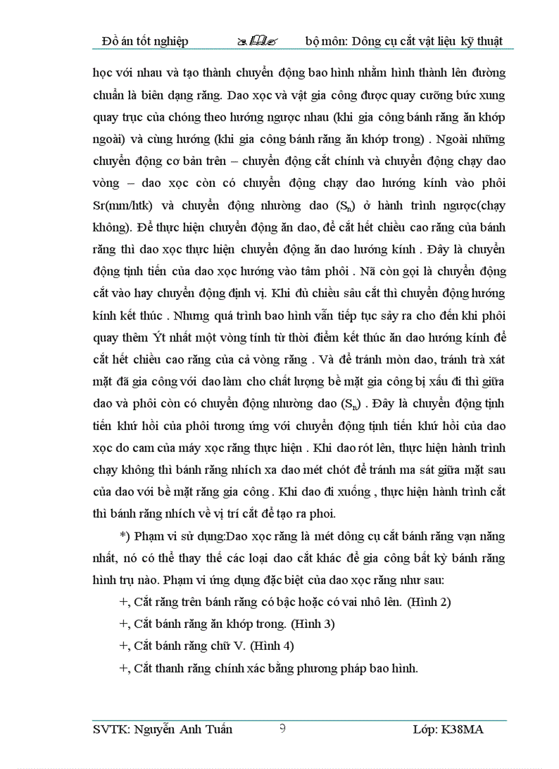 image for page Thiết kế và lập qui trình chế tạo Dao Xọc răng trong