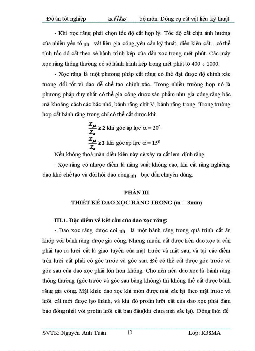 image for page Thiết kế và lập qui trình chế tạo Dao Xọc răng trong