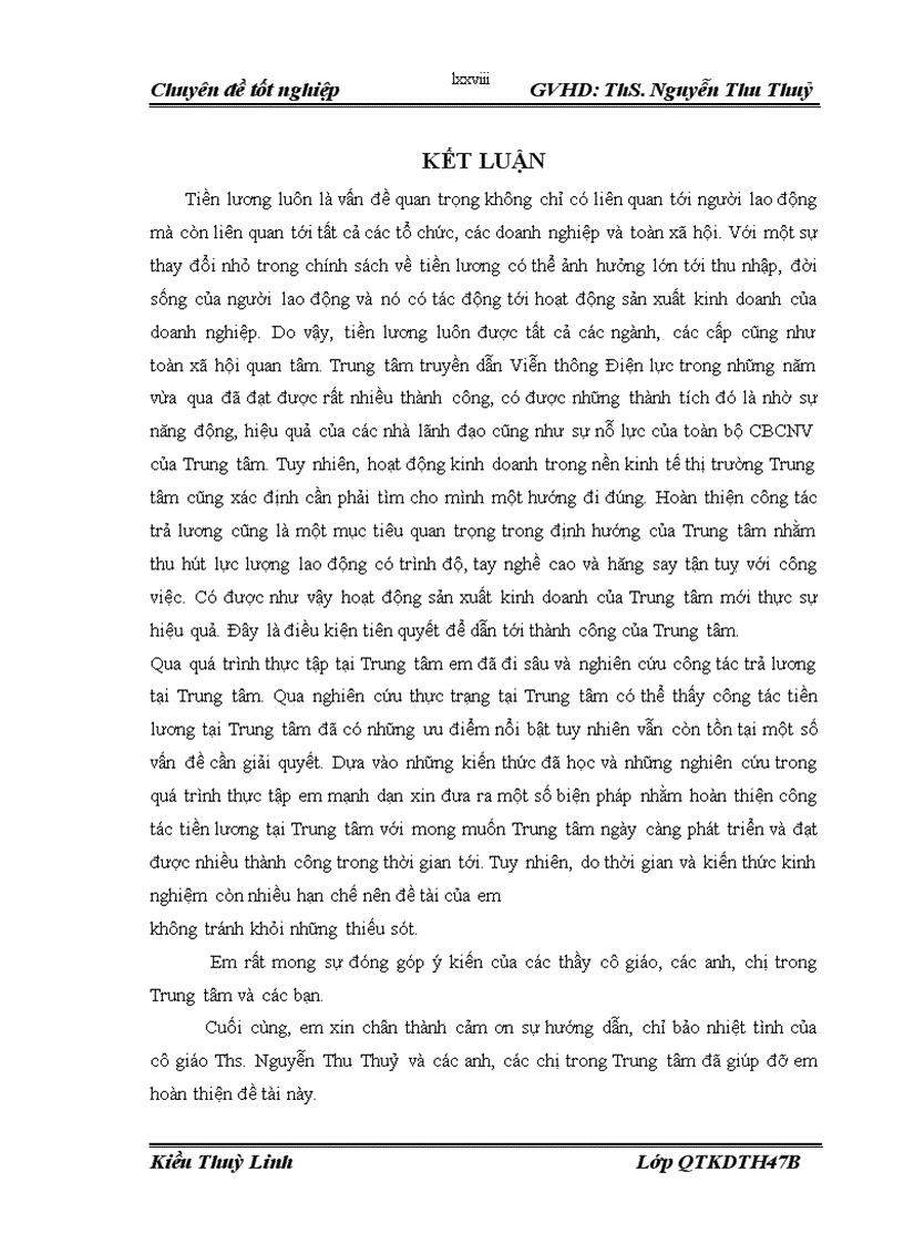 image for page Hoàn thiện công tác trả lương trả thưởng tại Trung tâm truyền dẫn Viễn thông Điện lực