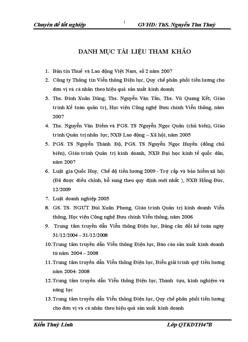 image for page Hoàn thiện công tác trả lương trả thưởng tại Trung tâm truyền dẫn Viễn thông Điện lực