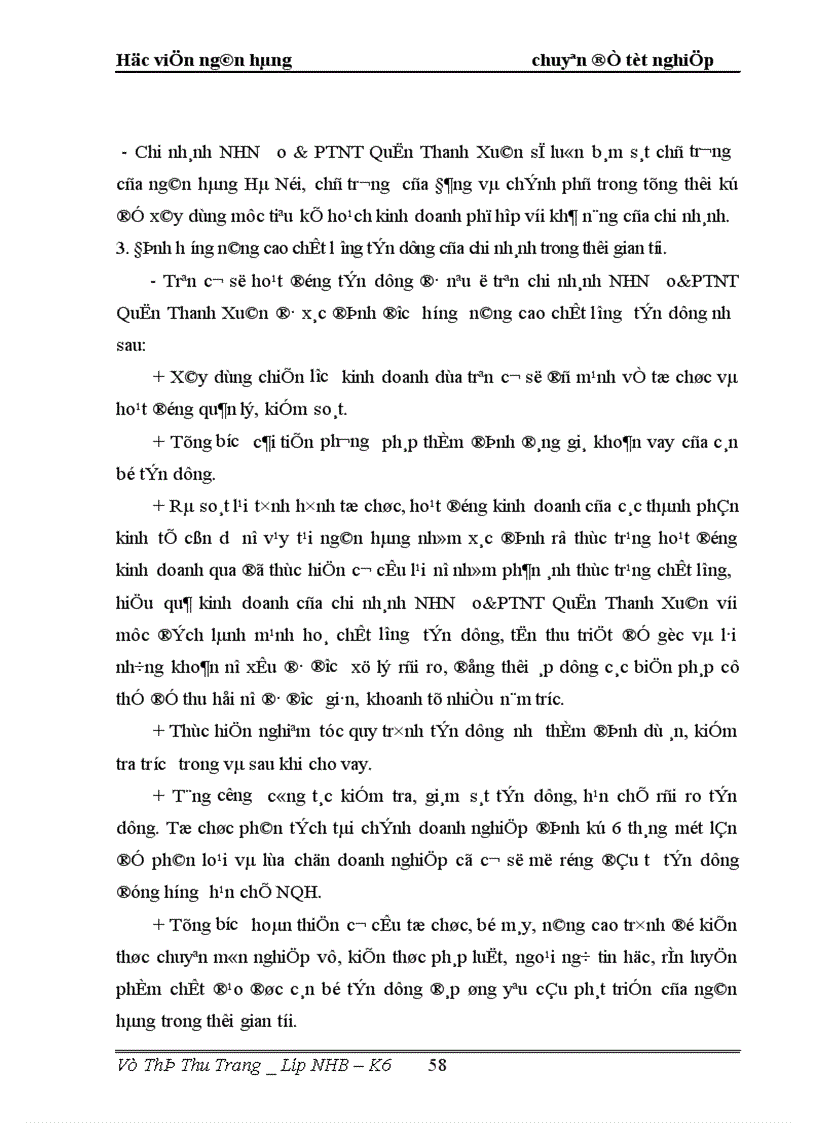 image for page Giải pháp nâng cao chất lượng tín dụng tại chi nhánh NHNo PTNT Quận Thanh Xuân