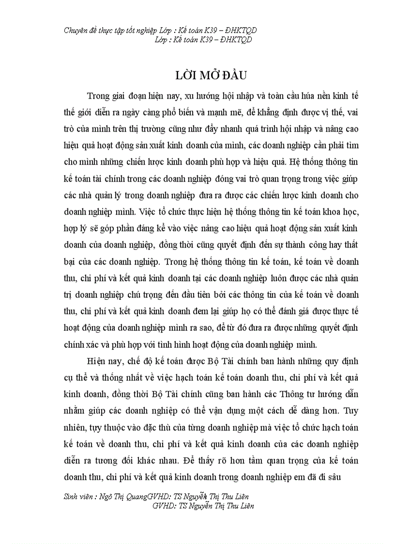 image for page Kế toán doanh thu chi phí và xác định kết quả kinh doanh tại Công ty cổ phần Cúc Phương