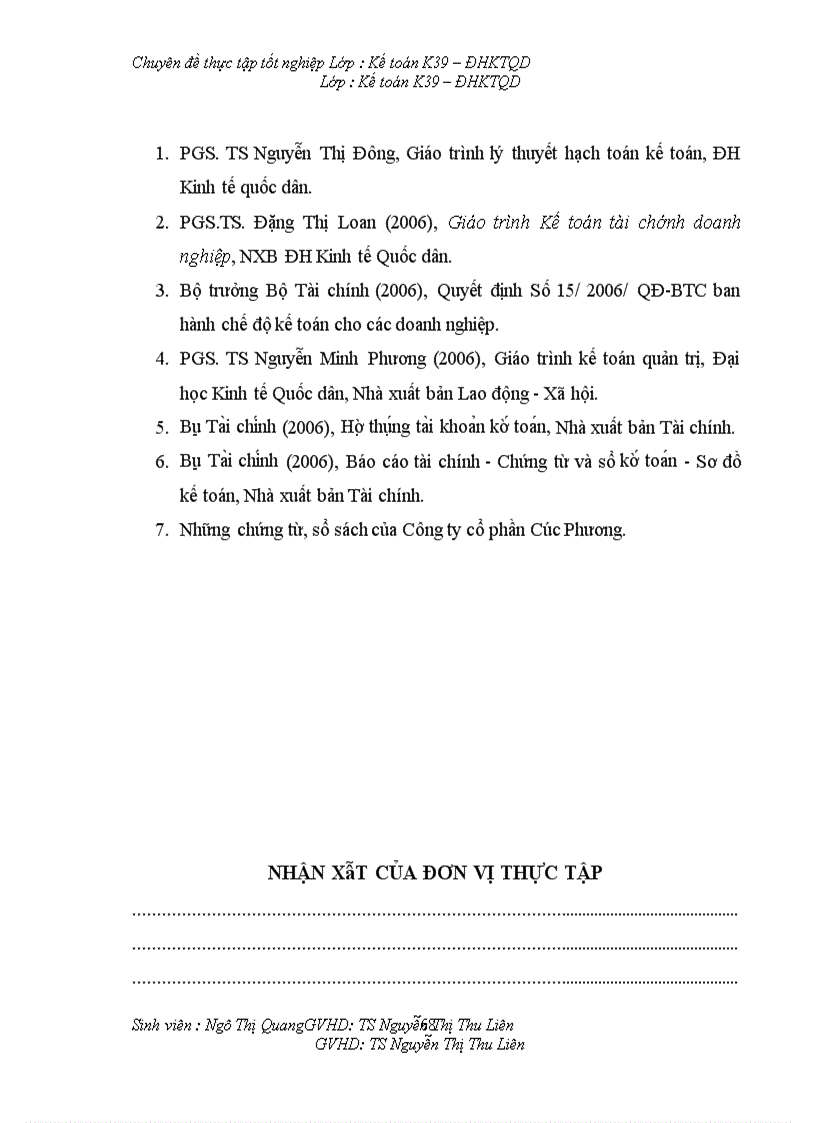 image for page Kế toán doanh thu chi phí và xác định kết quả kinh doanh tại Công ty cổ phần Cúc Phương