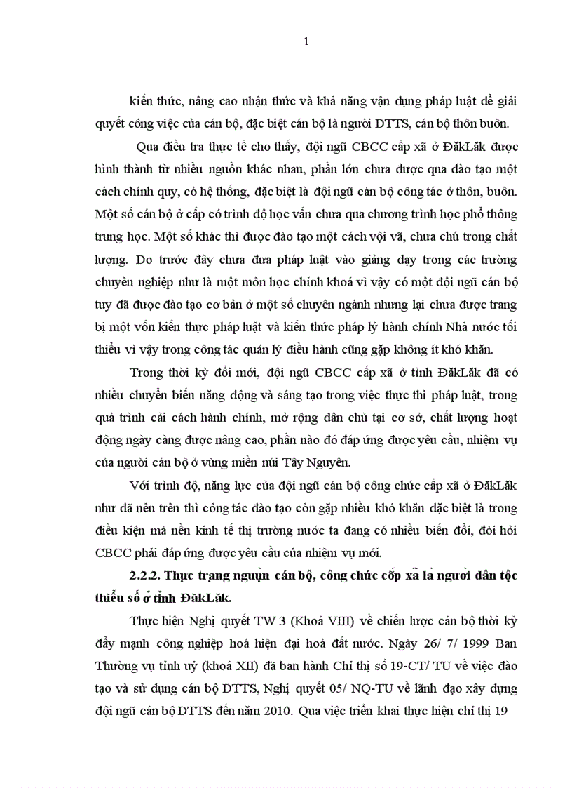 image for page Đào tạo nguồn cán bộ công chức cấp xã là người dân tộc thiểu số ở tỉnh DăkLăk