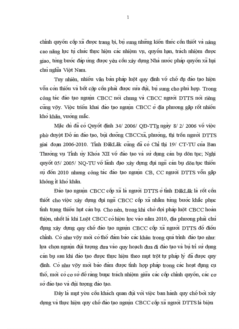 image for page Đào tạo nguồn cán bộ công chức cấp xã là người dân tộc thiểu số ở tỉnh DăkLăk