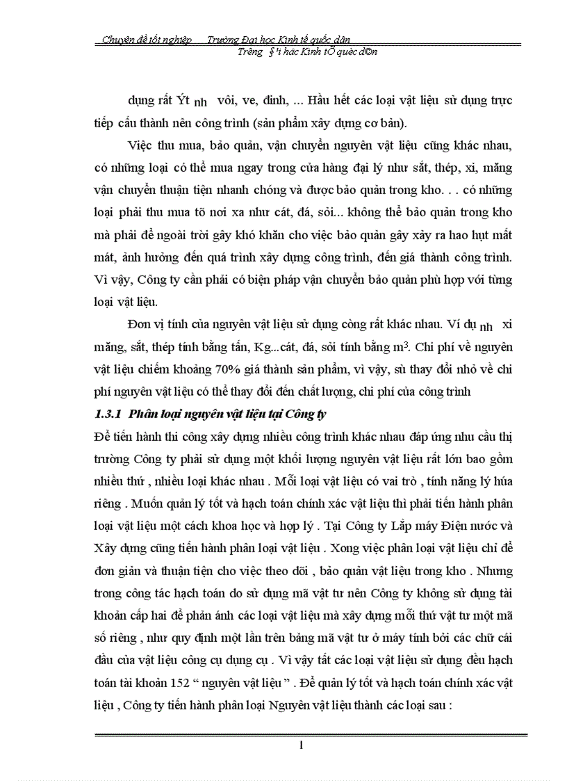 image for page Hoàn thiện hạch toán nguyên vật liệu tại công ty cổ phần lắp máy điện nước và xây dựng 1