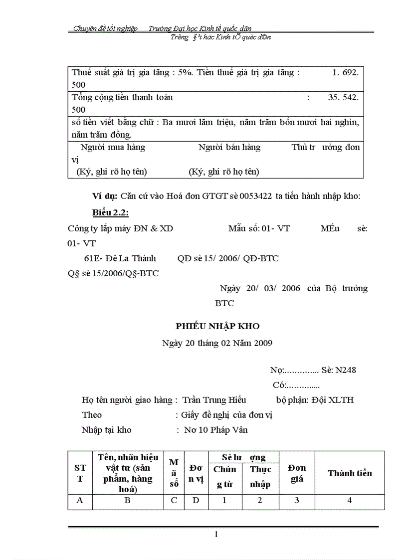 image for page Hoàn thiện hạch toán nguyên vật liệu tại công ty cổ phần lắp máy điện nước và xây dựng 1