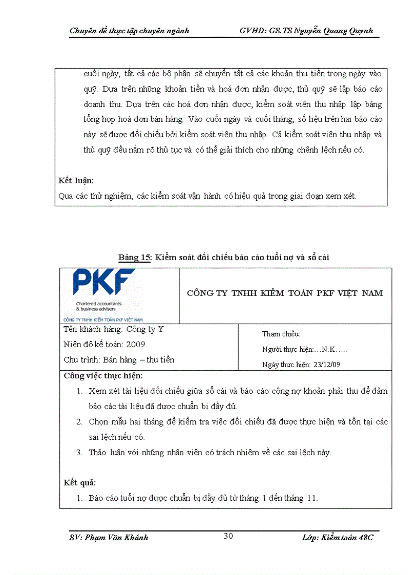image for page Hoàn thiện kiểm toán chu trình bán hàng và thu tiền trong kiểm toán BCTC do Công ty TNHH Kiểm toán PKF Việt Nam thực hiện 1