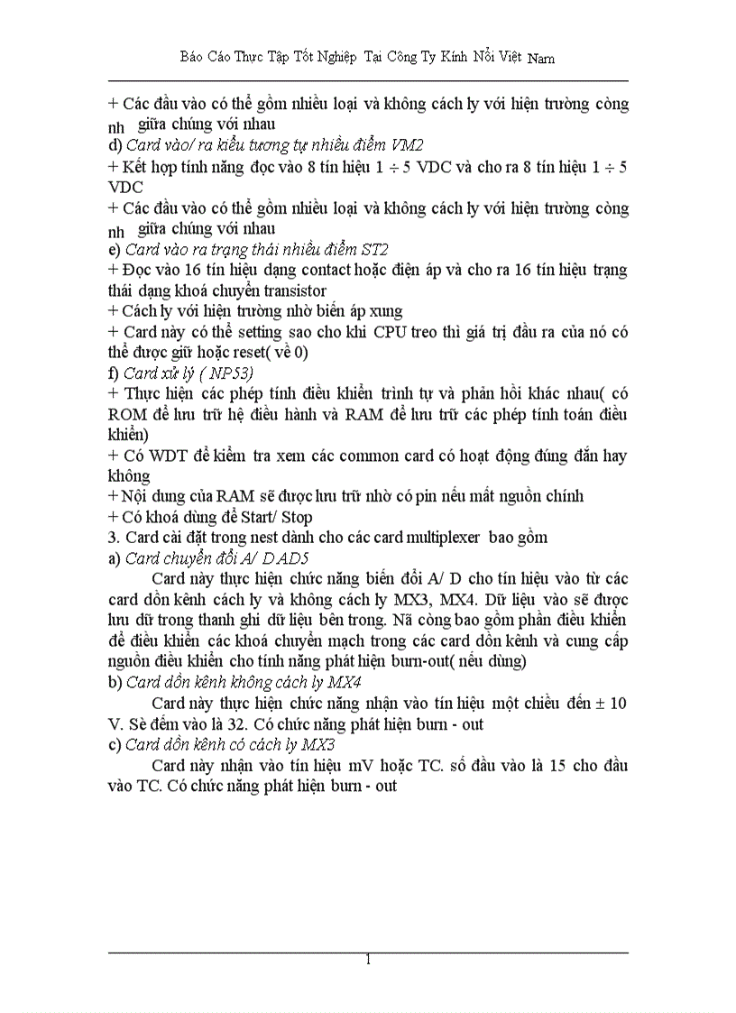 image for page Thực Tập Tốt Nghiệp Tại Công Ty Kính Nổi Việt Nam 1