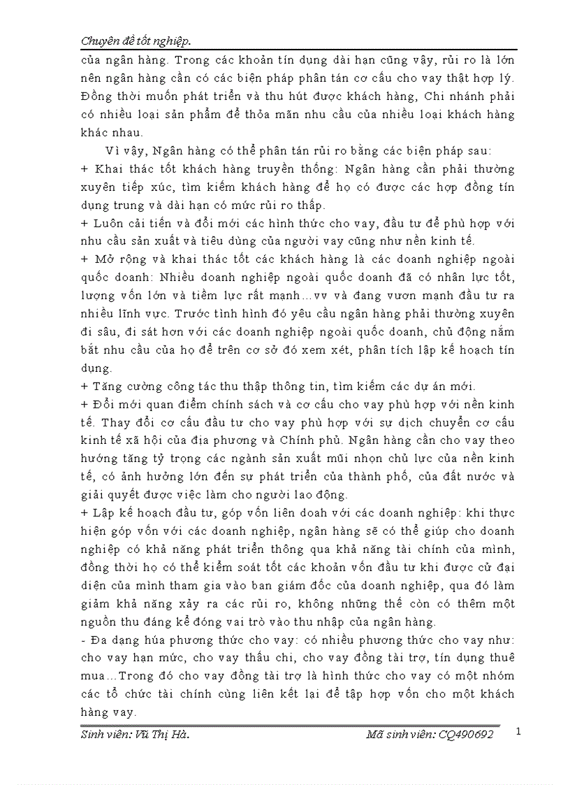 image for page Nâng cao chất lượng tín dụng trung và dài hạn tại Chi nhánh NHNo PTNT Thăng Long