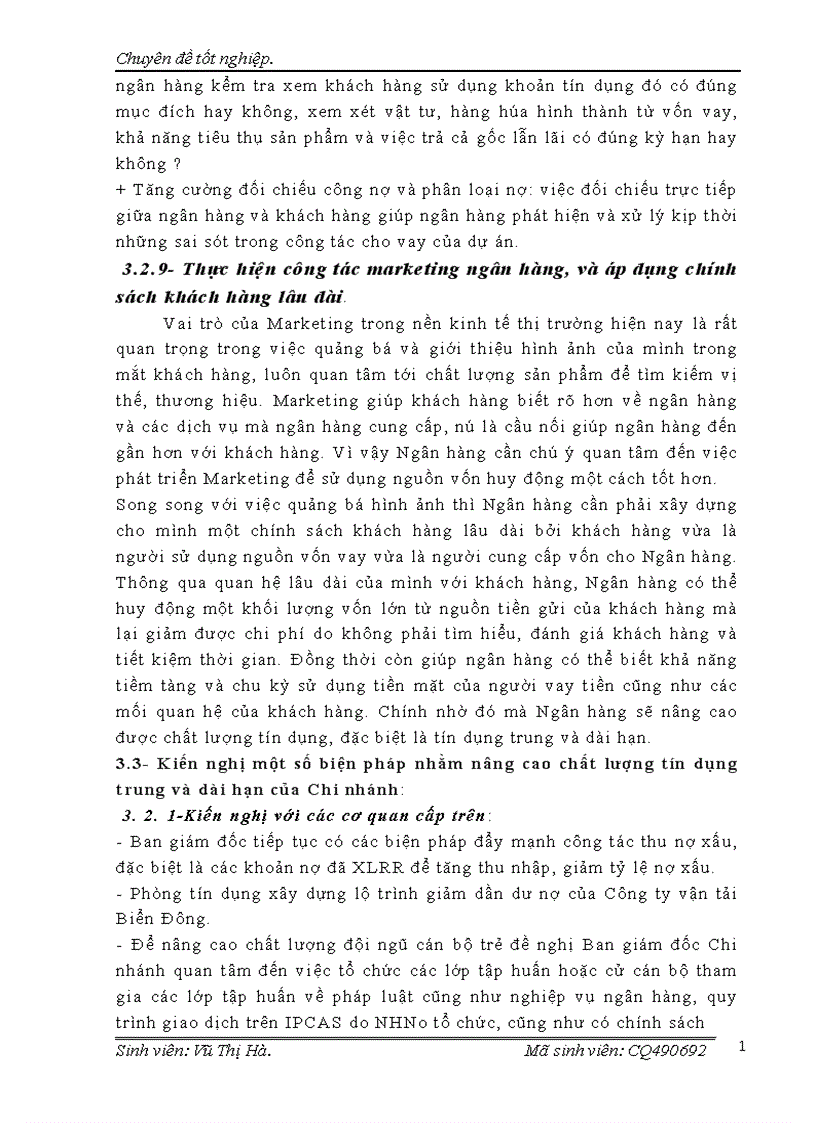 image for page Nâng cao chất lượng tín dụng trung và dài hạn tại Chi nhánh NHNo PTNT Thăng Long