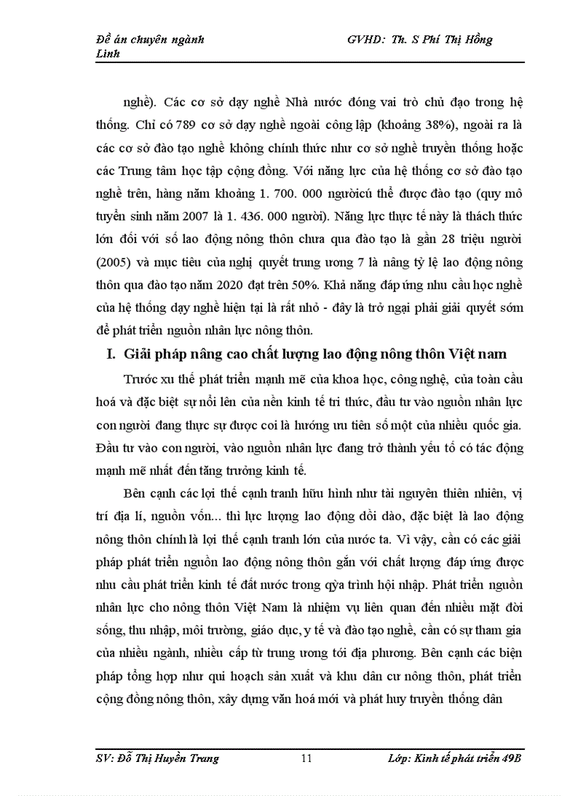 image for page Giải pháp nâng cao chất lượng lao động nông thôn Việt Nam giai đoạn 2011 2015