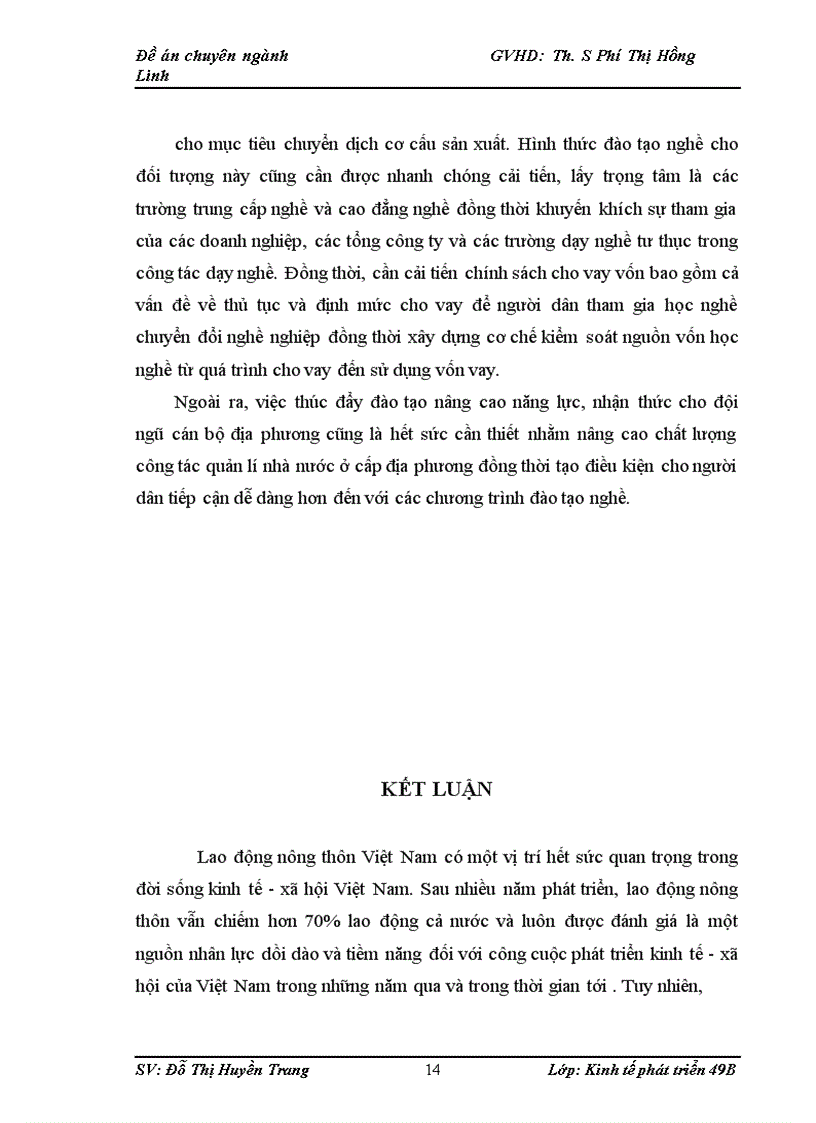 image for page Giải pháp nâng cao chất lượng lao động nông thôn Việt Nam giai đoạn 2011 2015