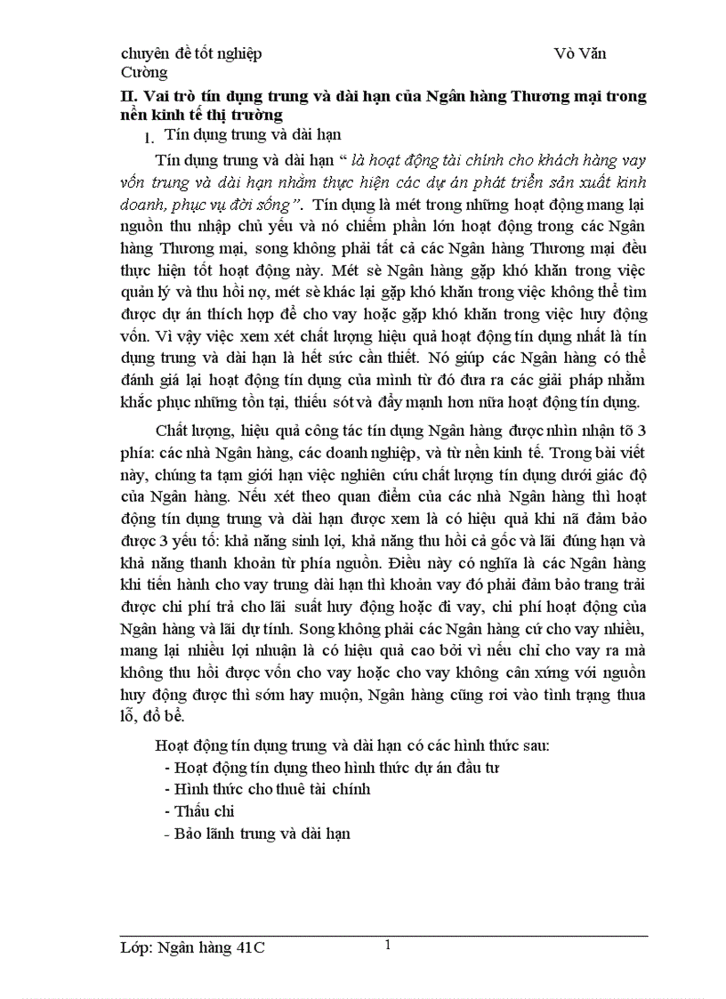 image for page Giải pháp nâng cao chất lượng tín dụng trung và dài hạn tại NHNo PTNT Hà Nội 1