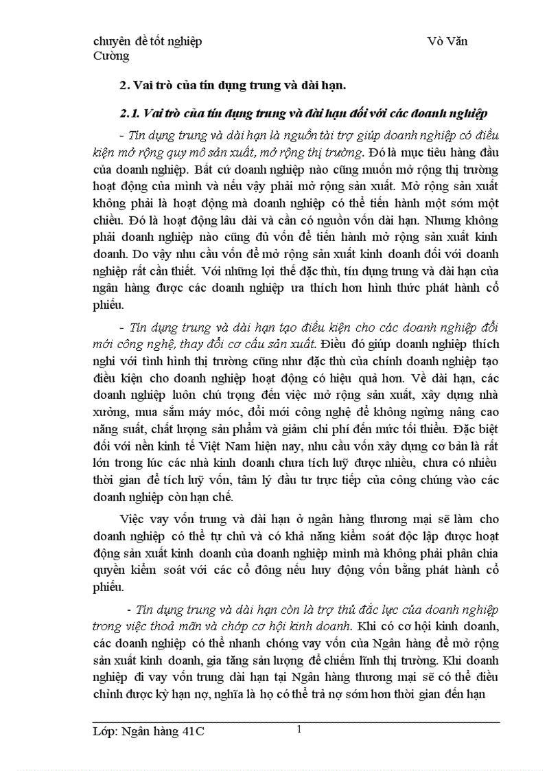image for page Giải pháp nâng cao chất lượng tín dụng trung và dài hạn tại NHNo PTNT Hà Nội 1