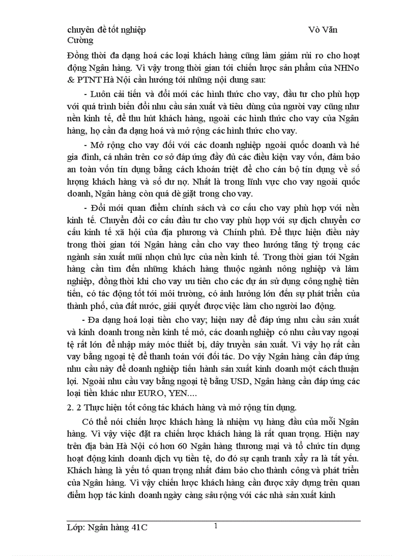 image for page Giải pháp nâng cao chất lượng tín dụng trung và dài hạn tại NHNo PTNT Hà Nội 1