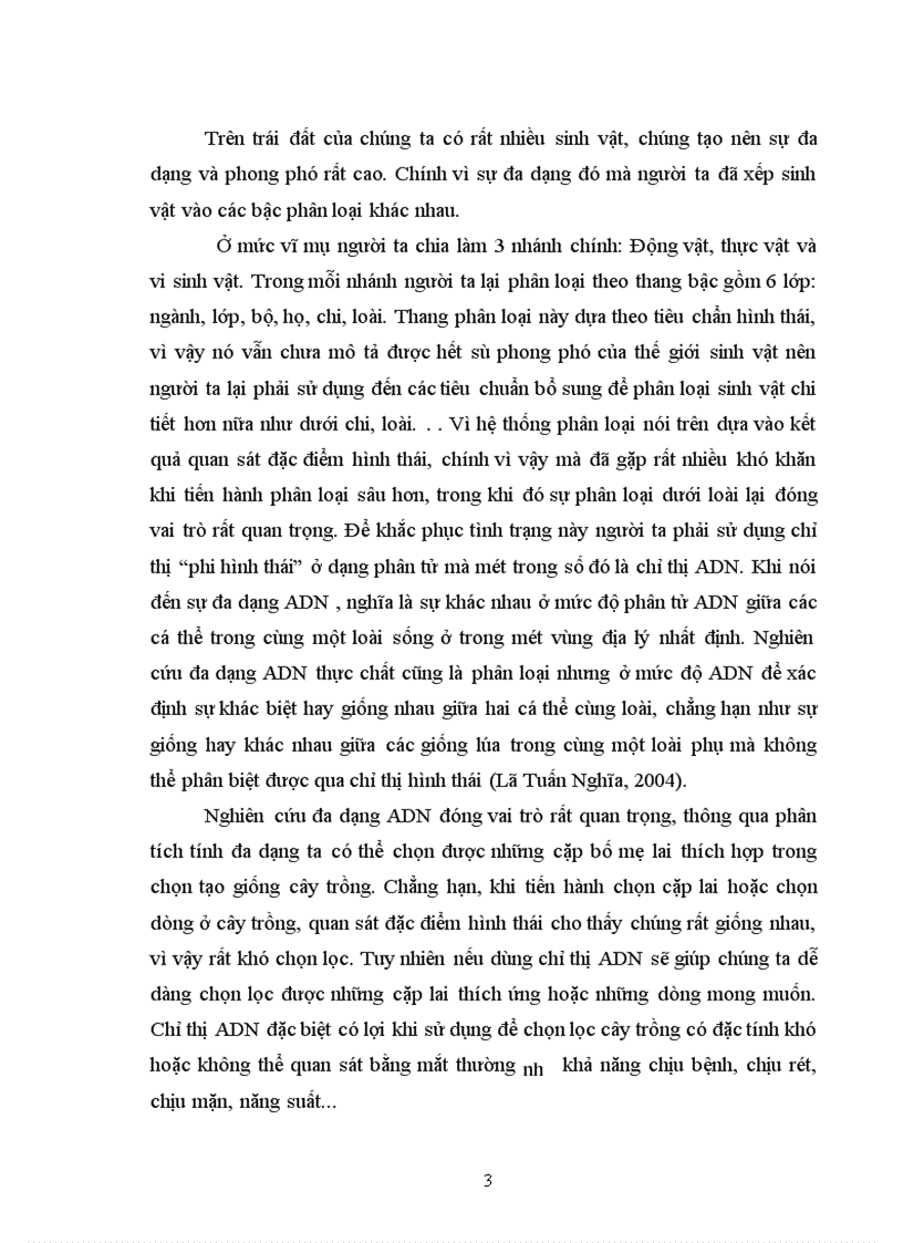 image for page Phân tích đa dạng trình tự nucleotit các vùng tương đồng gen kháng ở một số giống lúa Việt Nam