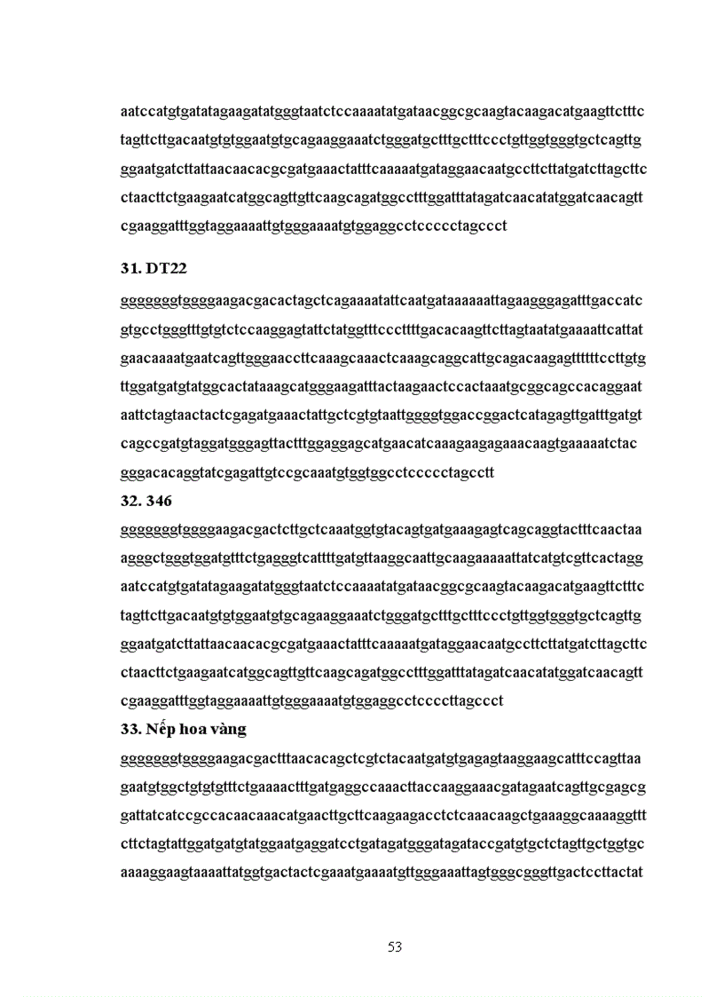 image for page Phân tích đa dạng trình tự nucleotit các vùng tương đồng gen kháng ở một số giống lúa Việt Nam